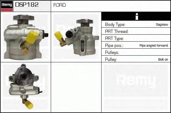 DELCO REMY DSP182 Гидравлический насос, рулевое управление