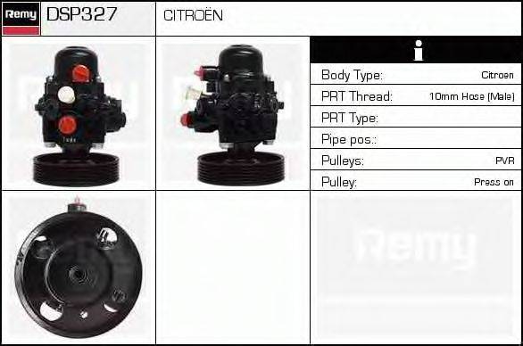 DELCO REMY DSP327 Гидравлический насос, рулевое управление