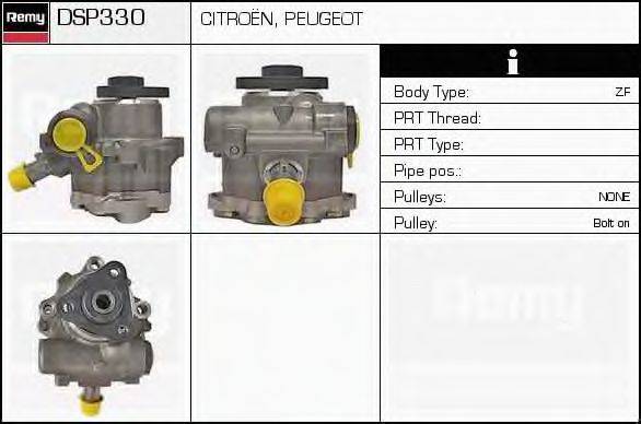 DELCO REMY DSP330 Гидравлический насос, рулевое управление