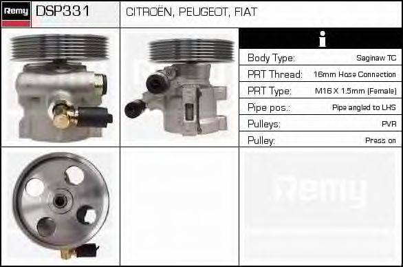 DELCO REMY DSP331 Гидравлический насос, рулевое управление