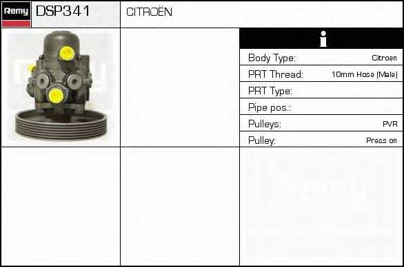 DELCO REMY DSP341 Гидравлический насос, рулевое управление