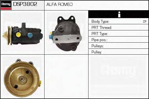 DELCO REMY DSP3802 Гидравлический насос, рулевое управление