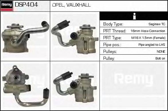 DELCO REMY DSP404 Гидравлический насос, рулевое управление