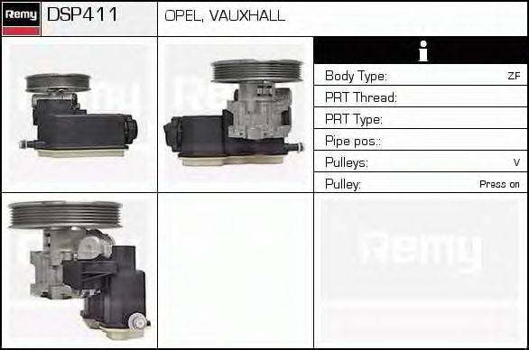 DELCO REMY DSP411 Гидравлический насос, рулевое управление