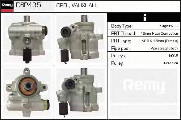 DELCO REMY DSP435 Гидравлический насос, рулевое управление