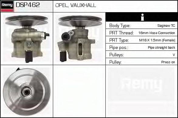 DELCO REMY DSP462 Гидравлический насос, рулевое управление