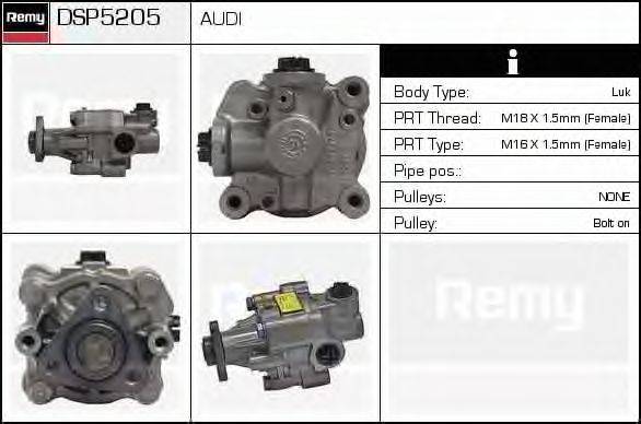 DELCO REMY DSP5205 Гидравлический насос, рулевое управление