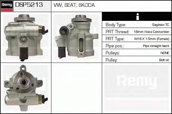 DELCO REMY DSP5213 Гидравлический насос, рулевое управление