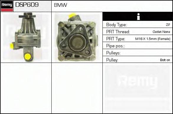 DELCO REMY DSP609 Гидравлический насос, рулевое управление