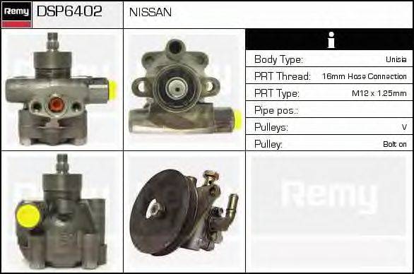 DELCO REMY DSP6402 Гидравлический насос, рулевое управление