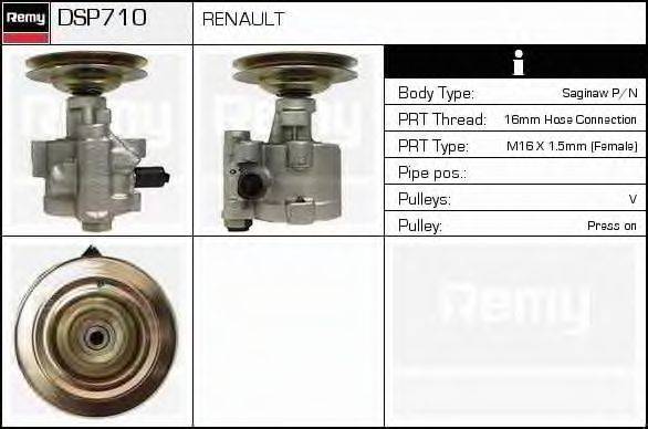 DELCO REMY DSP710 Гидравлический насос, рулевое управление