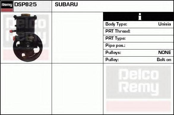 DELCO REMY DSP825 Гидравлический насос, рулевое управление