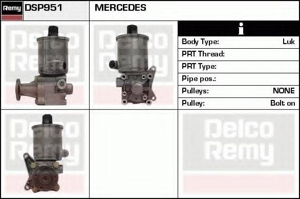 DELCO REMY DSP951 Гидравлический насос, рулевое управление