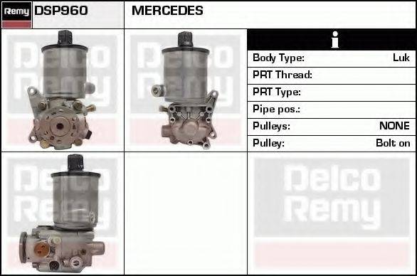 DELCO REMY DSP960 Гидравлический насос, рулевое управление