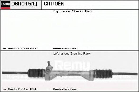 DELCO REMY DSR015L Рулевой механизм