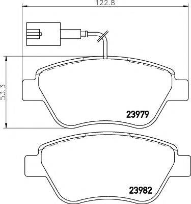 PAGID T1648 Комплект тормозных колодок, дисковый тормоз