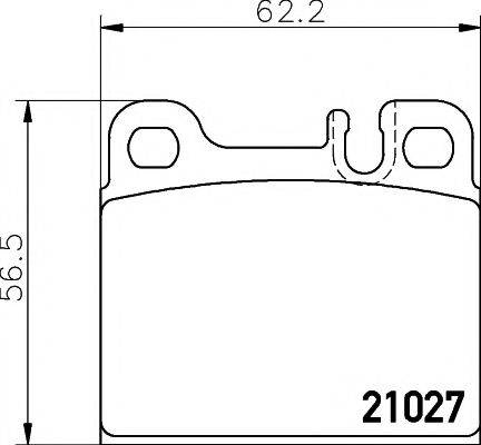 PAGID T1118 Комплект тормозных колодок, дисковый тормоз