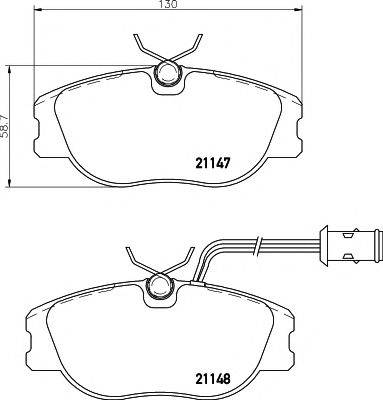 PAGID T5032 Комплект тормозных колодок, дисковый тормоз