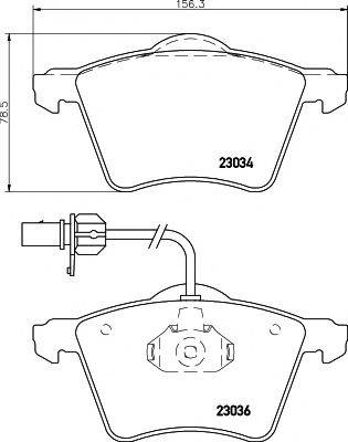 PAGID T1179 Комплект тормозных колодок, дисковый тормоз