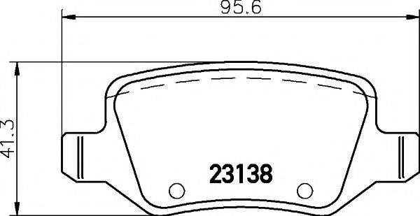 PAGID T1530 Комплект тормозных колодок, дисковый тормоз