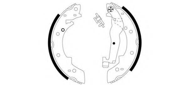 PAGID H8235 Комплект тормозных колодок