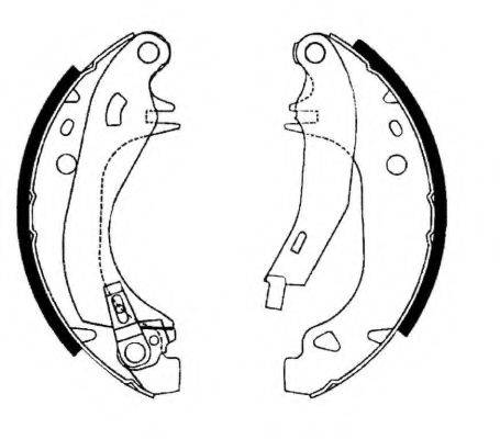 PAGID H1176 Комплект тормозных колодок