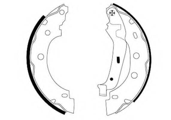 PAGID H9325 Комплект тормозных колодок