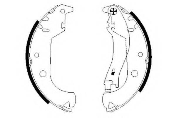 PAGID H9585 Комплект тормозных колодок