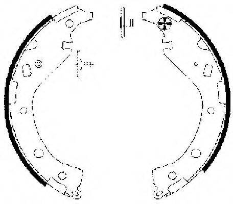 PAGID H9745 Комплект тормозных колодок