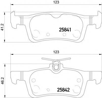 PAGID T2314 Комплект тормозных колодок, дисковый тормоз