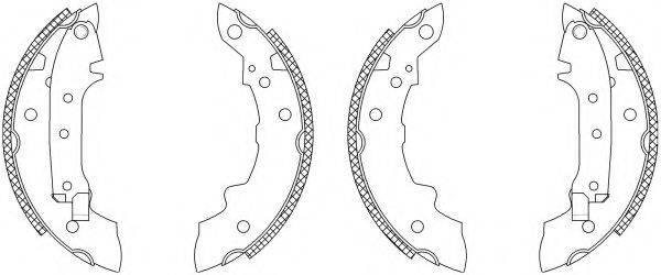 PAGID Q0075 Комплект тормозных колодок