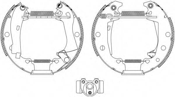 PAGID R0160 Комплект тормозных колодок