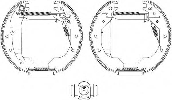 PAGID R0670 Комплект тормозных колодок