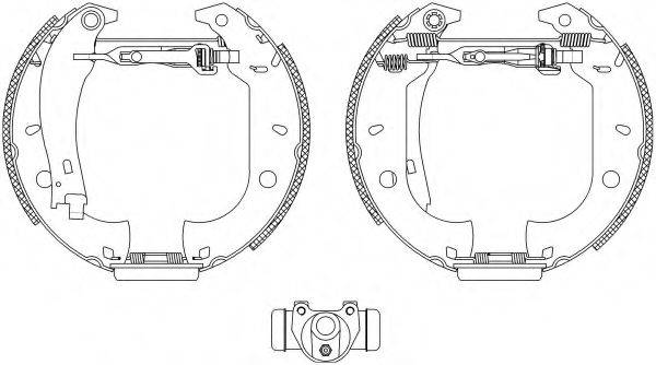 PAGID R0545 Комплект тормозных колодок