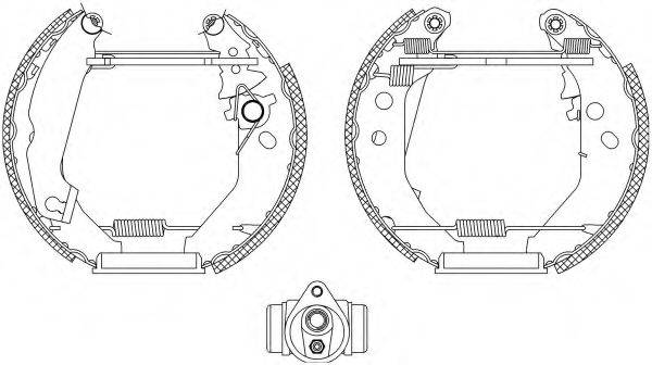 PAGID R0305 Комплект тормозных колодок