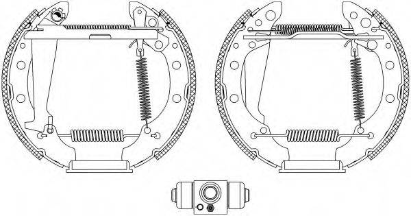 PAGID R1280 Комплект тормозных колодок