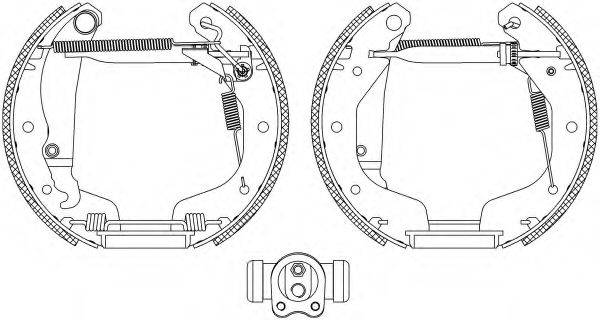 PAGID R1327 Комплект тормозных колодок