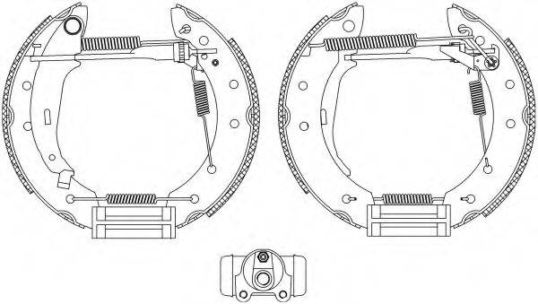 PAGID R1025 Комплект тормозных колодок