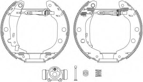 PAGID R1030 Комплект тормозных колодок