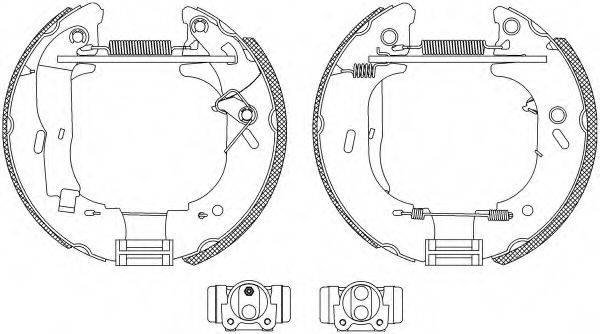 PAGID R1035 Комплект тормозных колодок