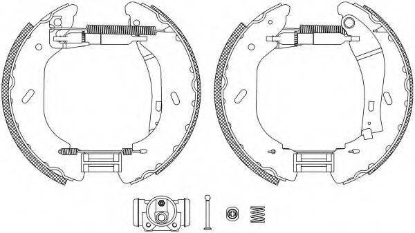 PAGID R1297 Комплект тормозных колодок