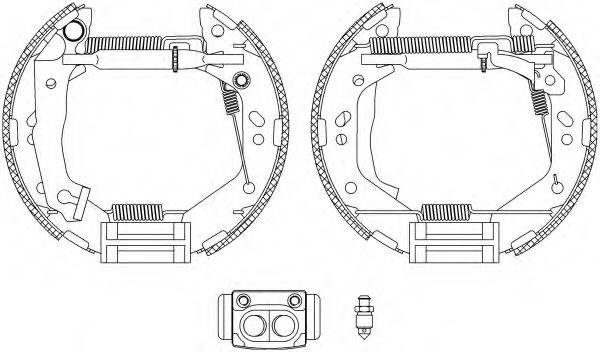 PAGID R1334 Комплект тормозных колодок