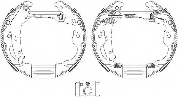 PAGID R1341 Комплект тормозных колодок