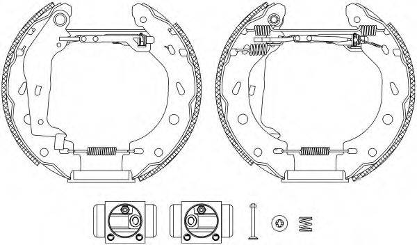 PAGID R1345 Комплект тормозных колодок