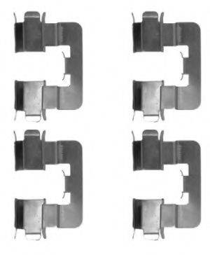 PAGID K0358 Комплектующие, колодки дискового тормоза