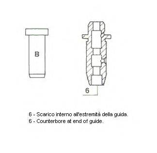 METELLI 011482 Направляющая втулка клапана