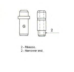 METELLI 010783 Направляющая втулка клапана