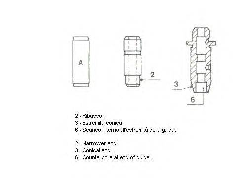 METELLI 011979 Направляющая втулка клапана