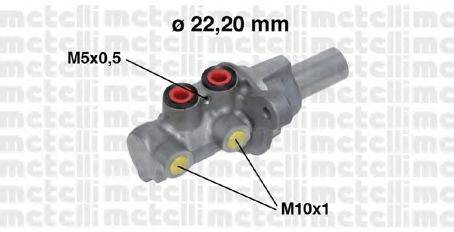 METELLI 050684 Главный тормозной цилиндр