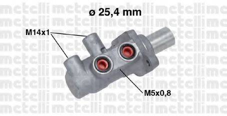 METELLI 050747 Главный тормозной цилиндр